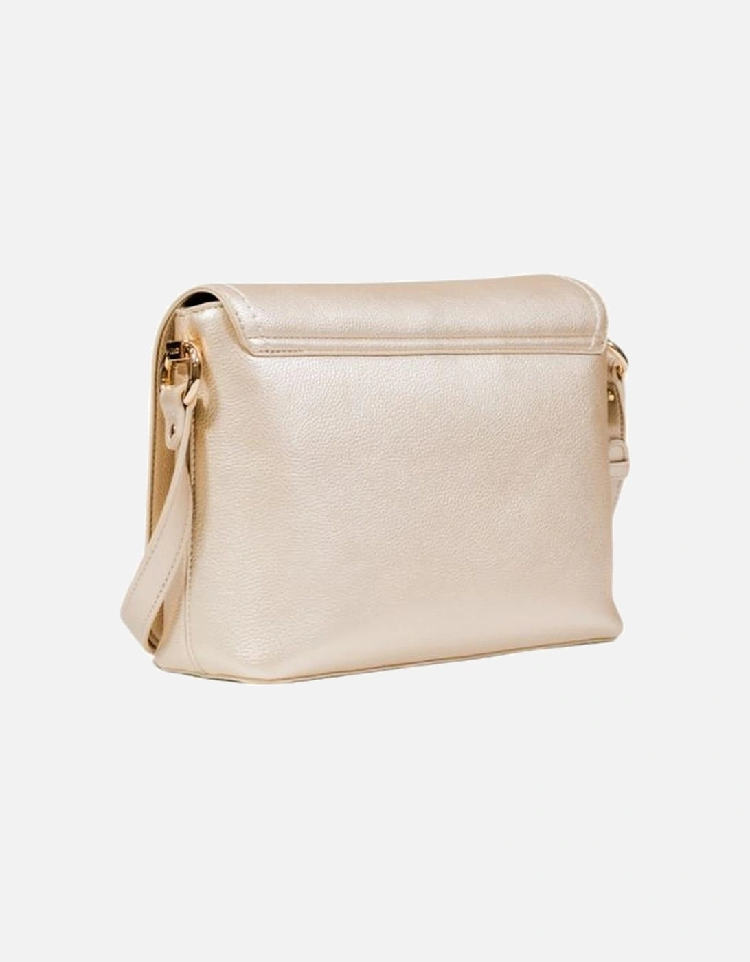 Medium Eco-Leather Messenger Bag with Wallet Women - Gold Handbags