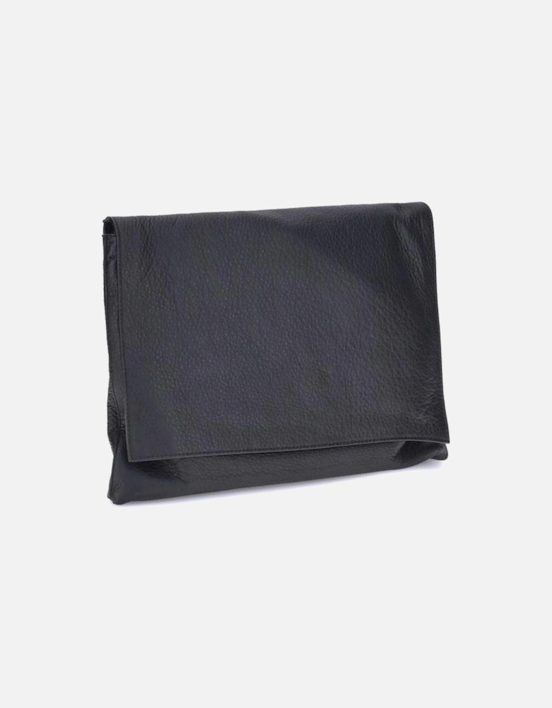 Soft Goatskin Leather Shoulder Bag Women - Black