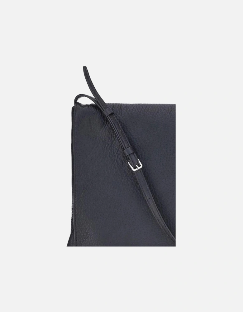 Soft Goatskin Leather Shoulder Bag Women - Black