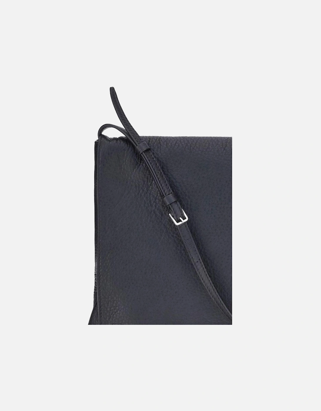Soft Goatskin Leather Shoulder Bag Women - Black