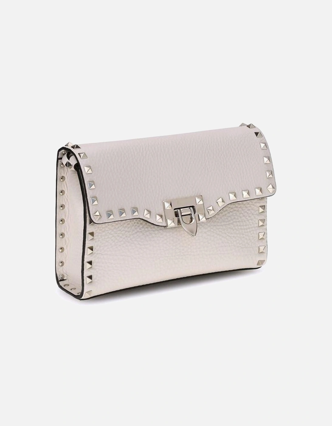 Rockstud Shoulder Bag with Adjustable Strap Women - Cream