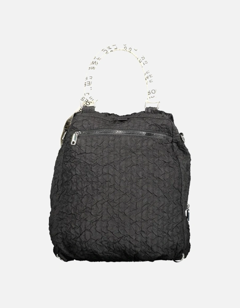 Convertible Handle Bag with Adjustable Straps Women - Black Handbags