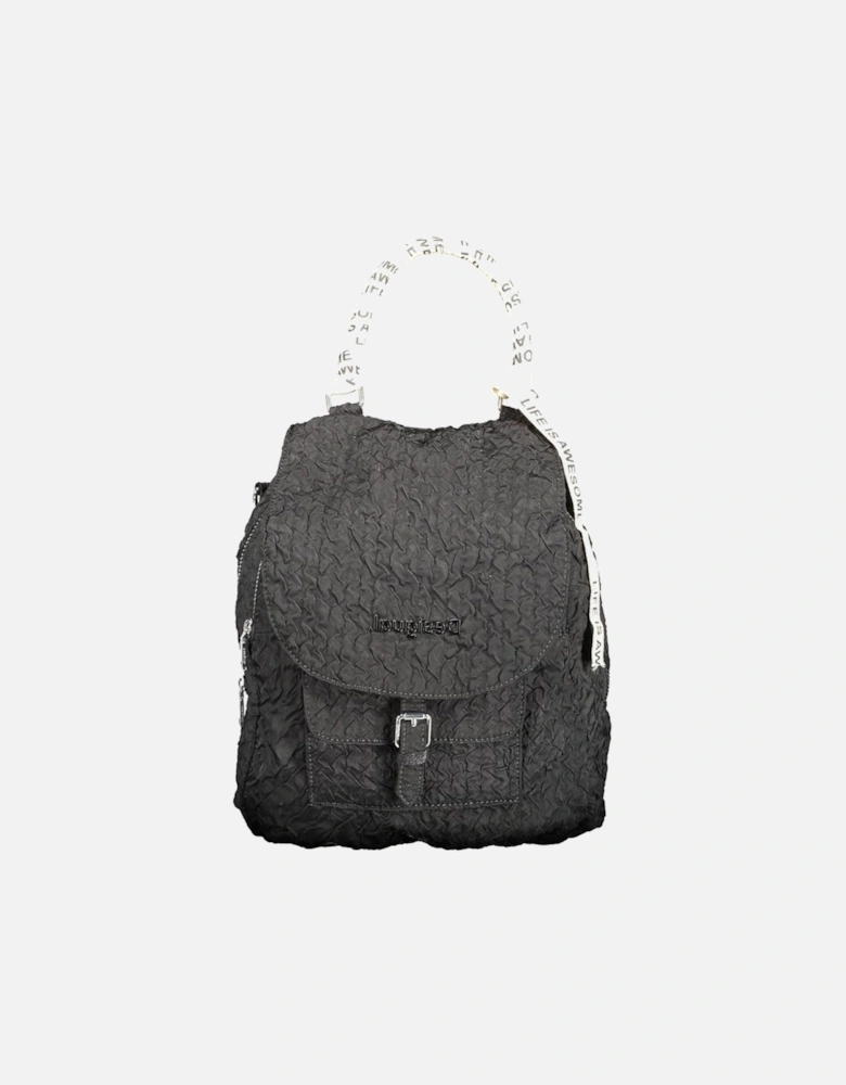 Convertible Handle Bag with Adjustable Straps Women - Black Handbags
