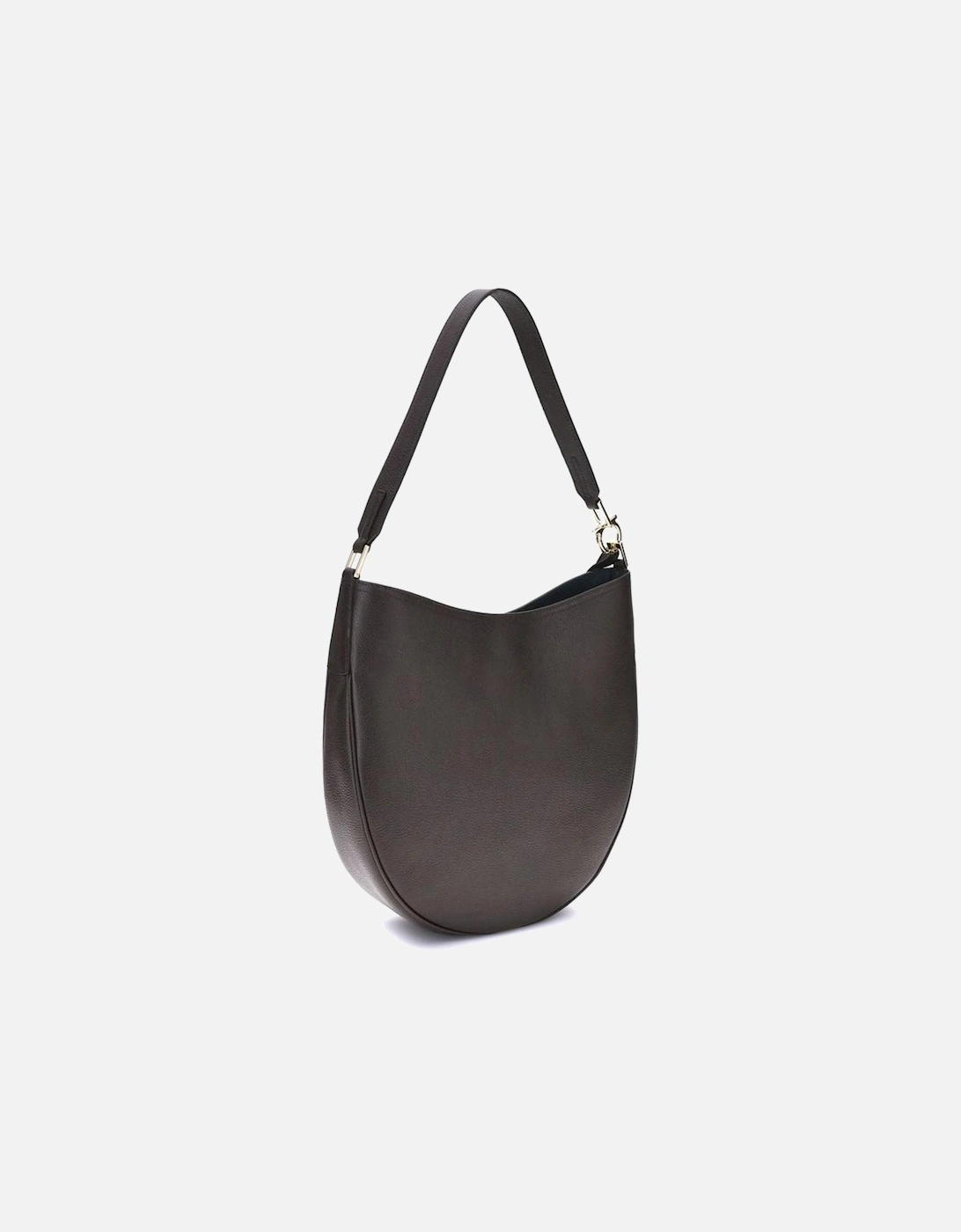 North-South Medium Shoulder Bag with Jacquard Strap Women - Brown