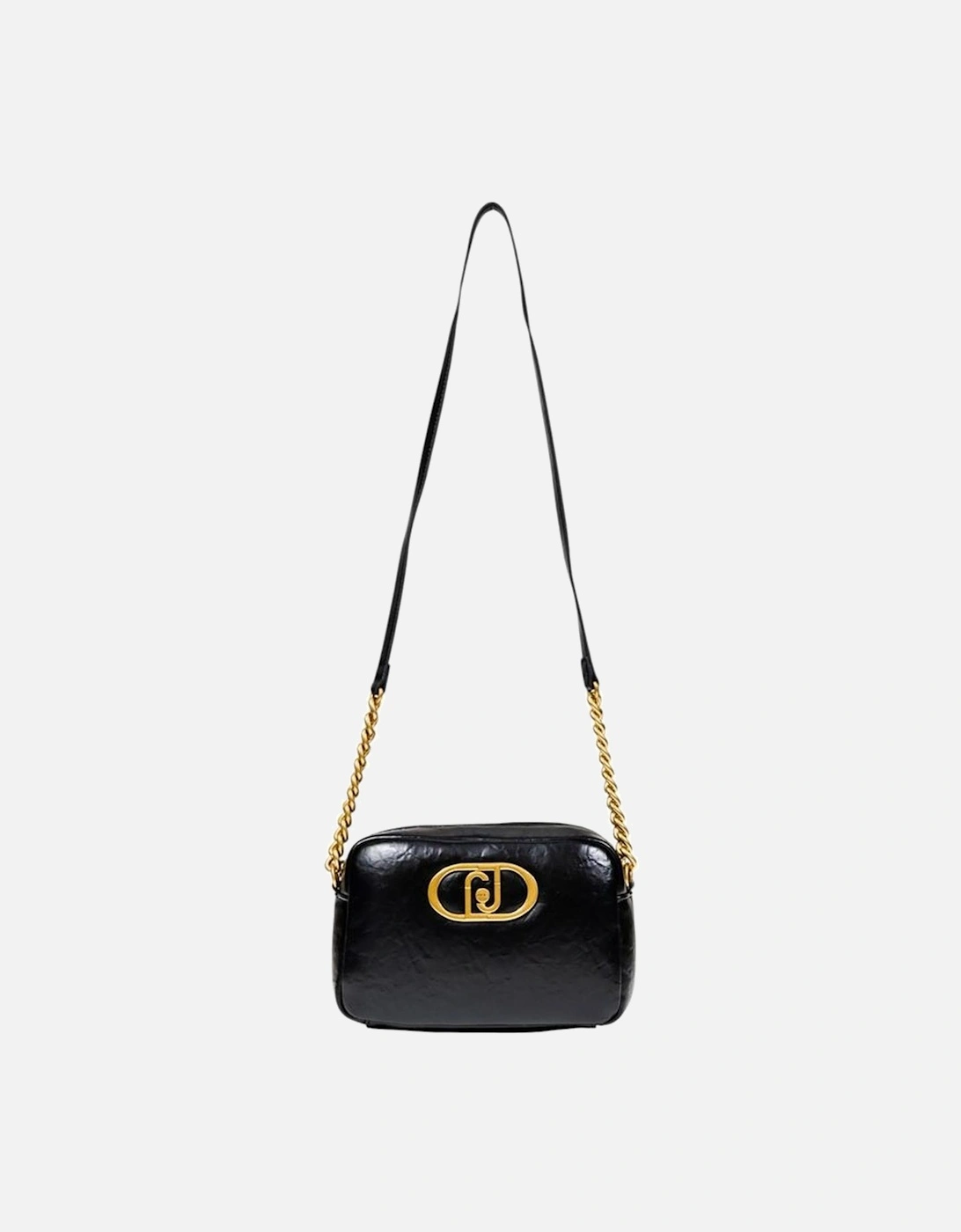 Medium Camera Case Bag with Gold Chain Strap Women - Black Handbags, 6 of 5