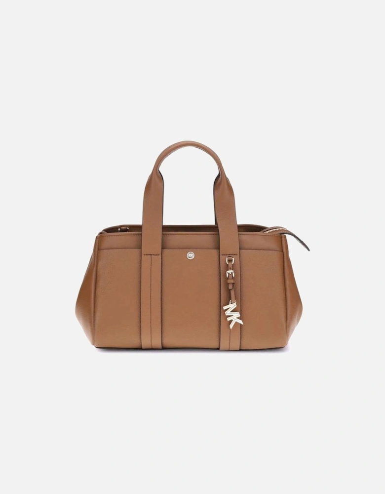 Small Romee Grained Leather Handbag Women - Brown