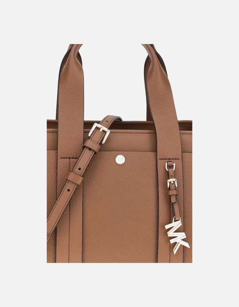 Small Romee Grained Leather Handbag Women - Brown
