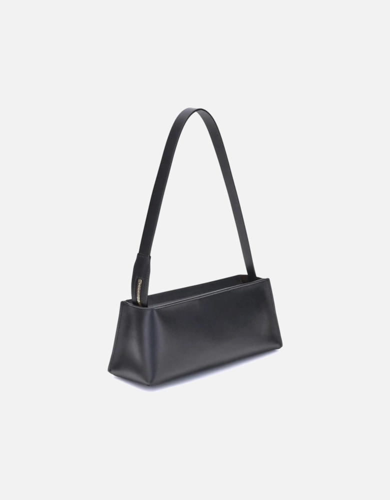 Museo Baguette Shoulder Bag with Zipper Closure Women - Black