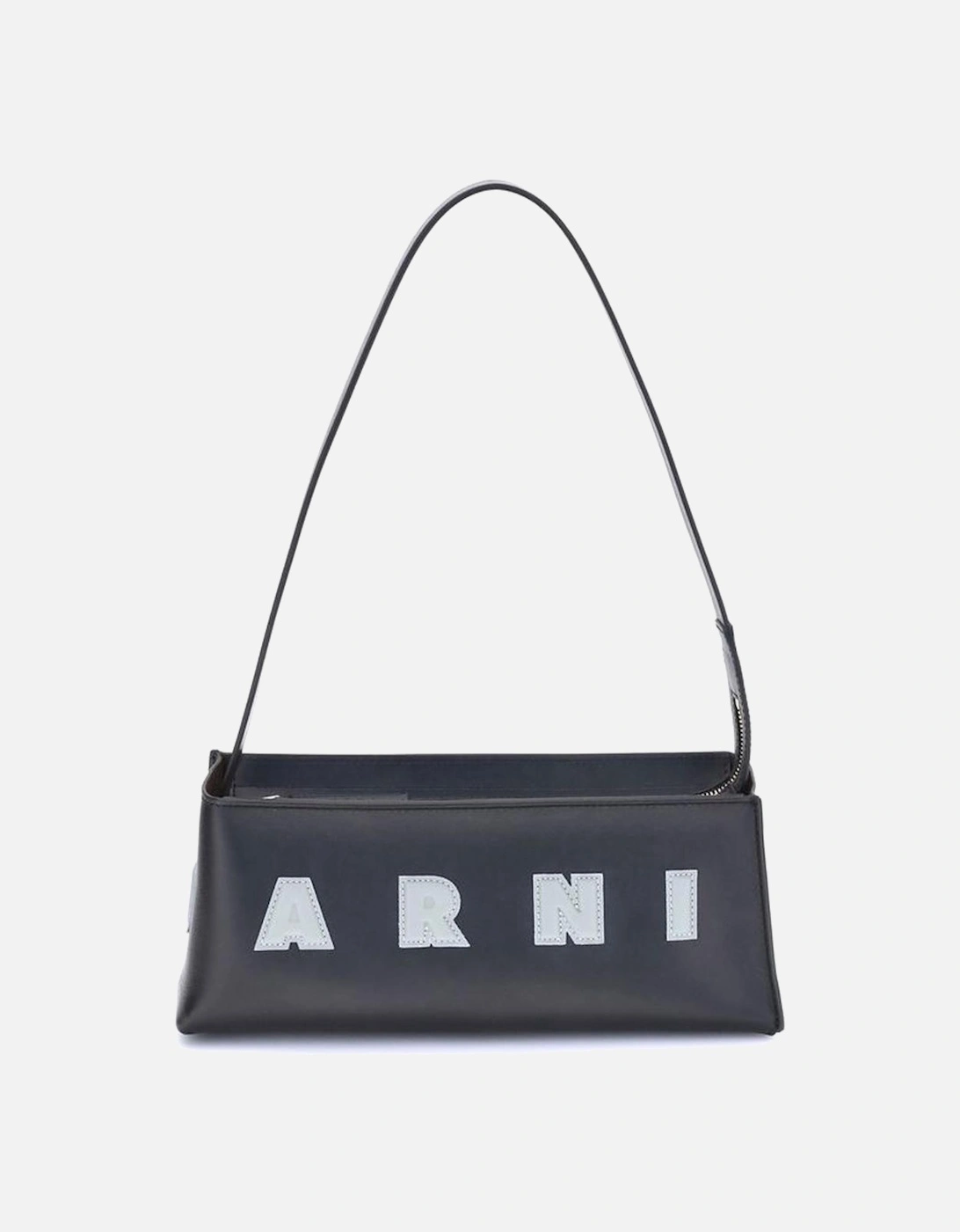 Museo Baguette Shoulder Bag with Zipper Closure Women - Black, 6 of 5