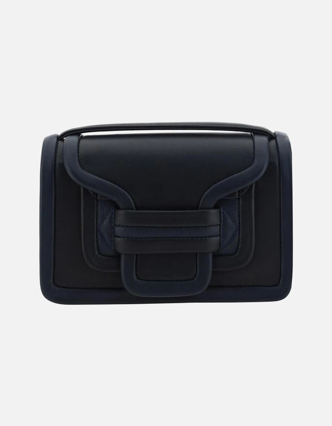 Alpha Leather Shoulder Bag with Adjustable Strap Women - Black, 5 of 4