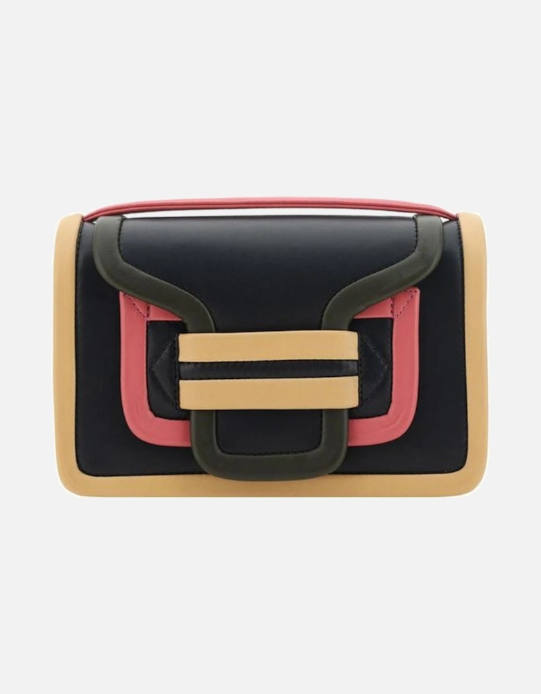 Alpha Shoulder Bag with Interlocking Flap Pocket Women - Multicolor