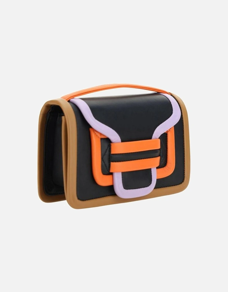 Alpha Shoulder Bag with Interlocking Flap Pocket Women - Multicolor