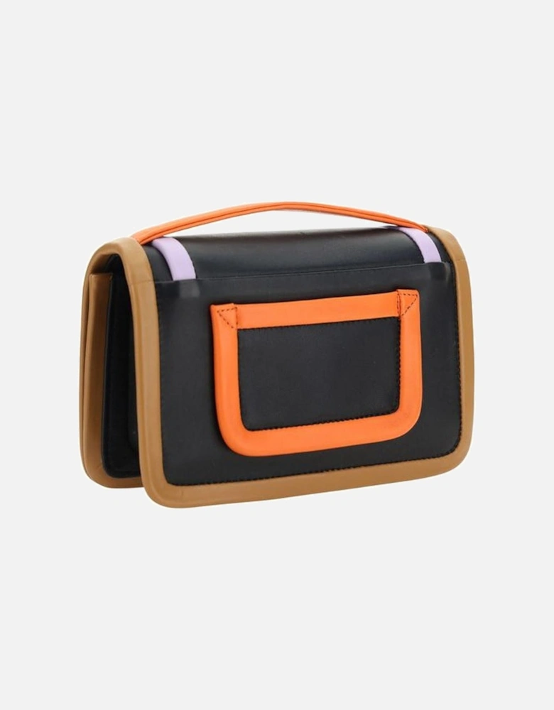 Alpha Shoulder Bag with Interlocking Flap Pocket Women - Multicolor