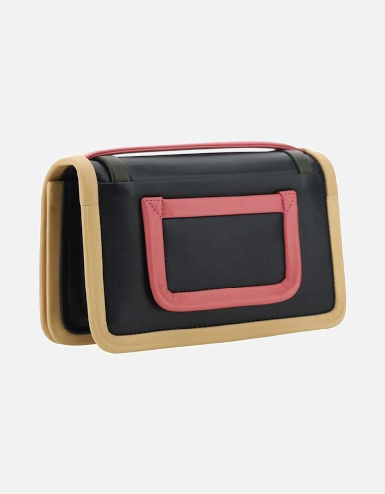 Alpha Shoulder Bag with Interlocking Flap Pocket Women - Multicolor