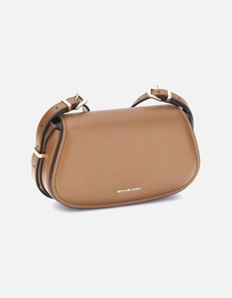 Small Calf Leather Shoulder Bag Women - Beige
