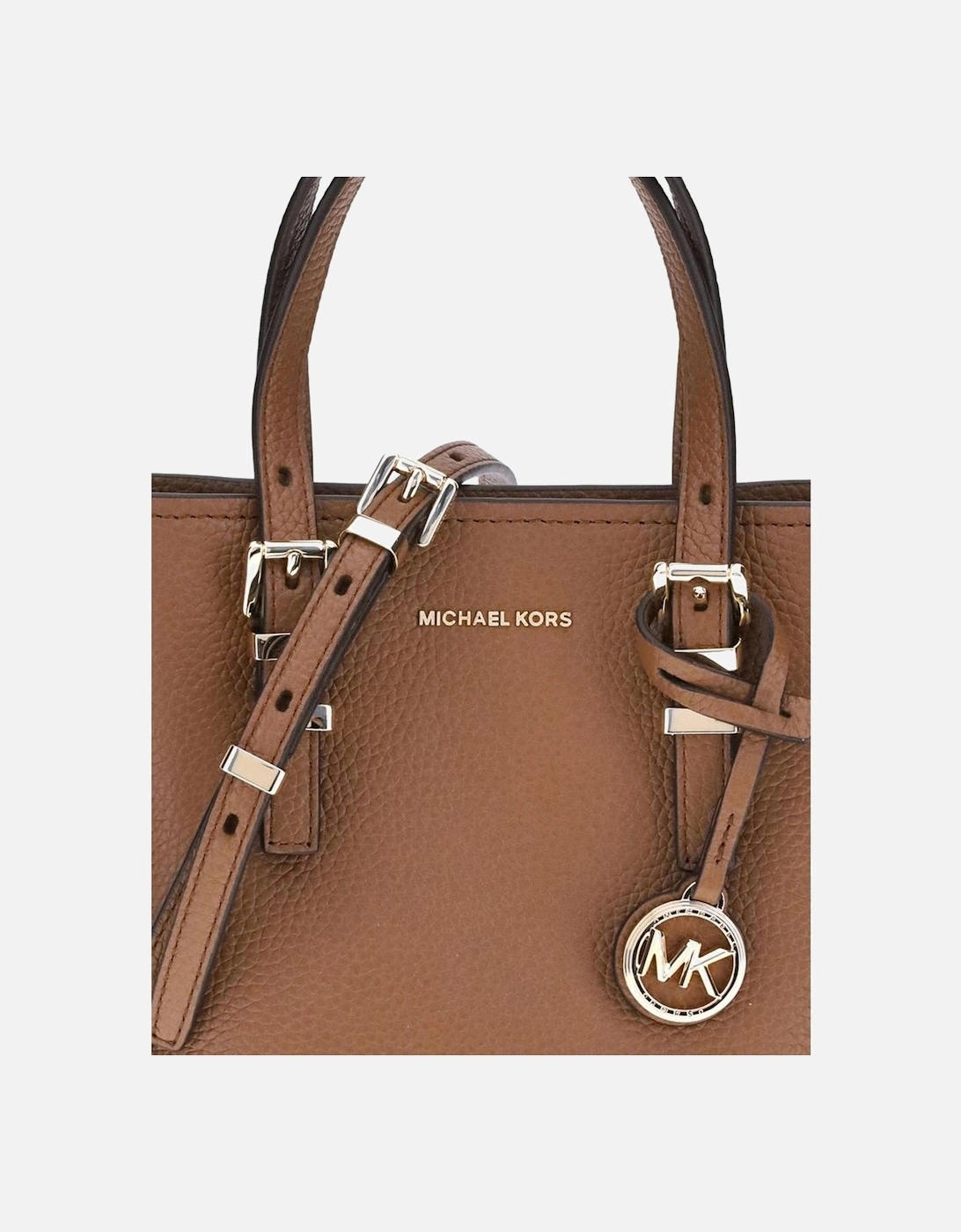 Grained Leather Card Holder with Logo Women - Brown Handbags