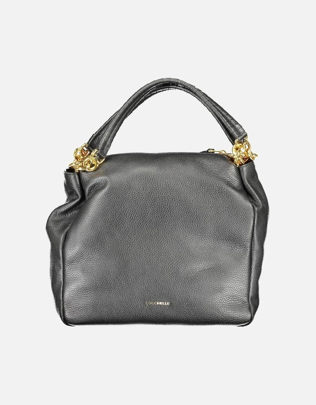 Tote Bag with Internal Pocket and Zip Closure Women - Black Handbags, 4 of 3