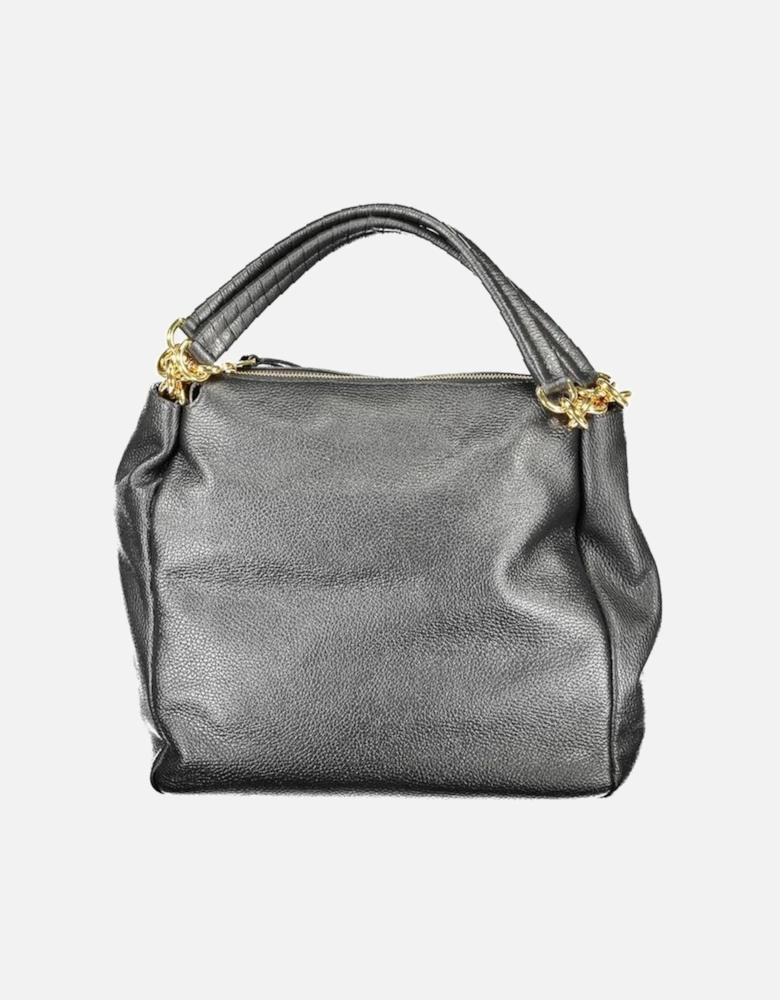 Tote Bag with Internal Pocket and Zip Closure Women - Black Handbags