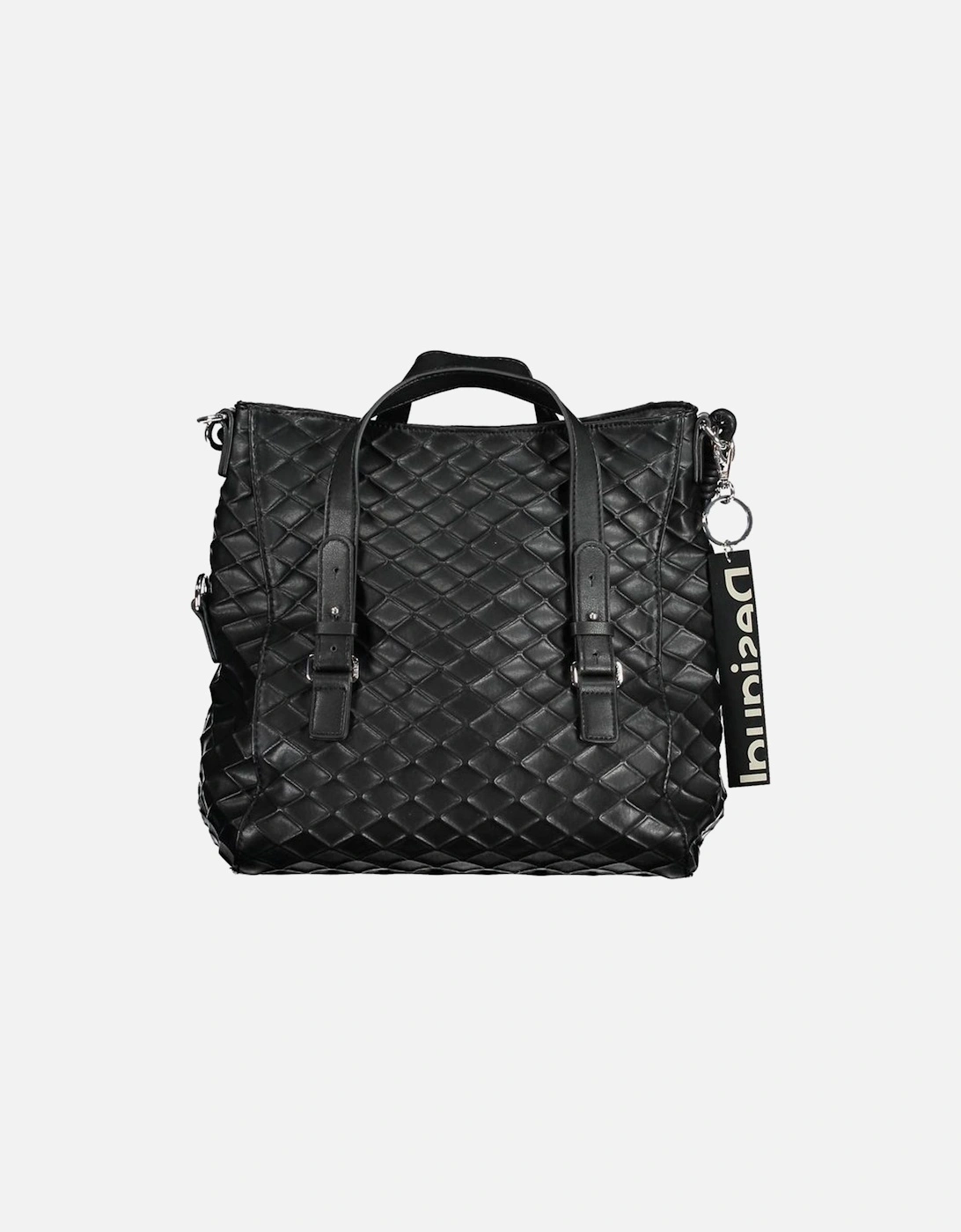 Removable Handle Bag with Adjustable Shoulder Strap Women - Black, 4 of 3