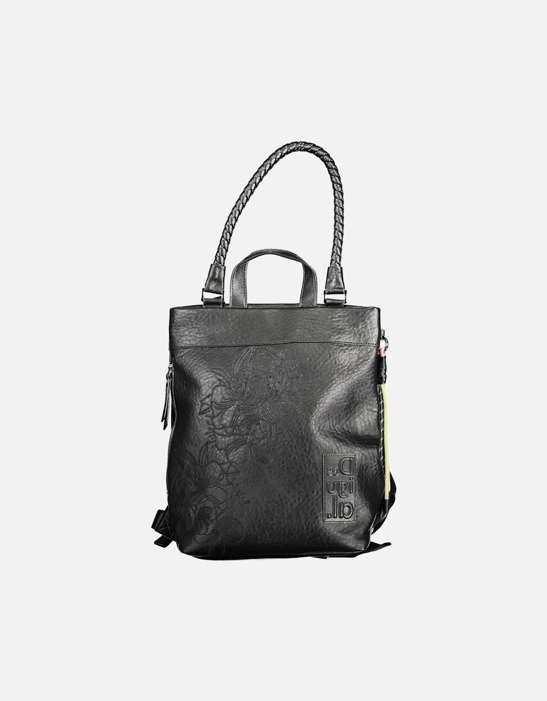 Embroidered Logo Backpack with Adjustable Straps Women - Black, 4 of 3