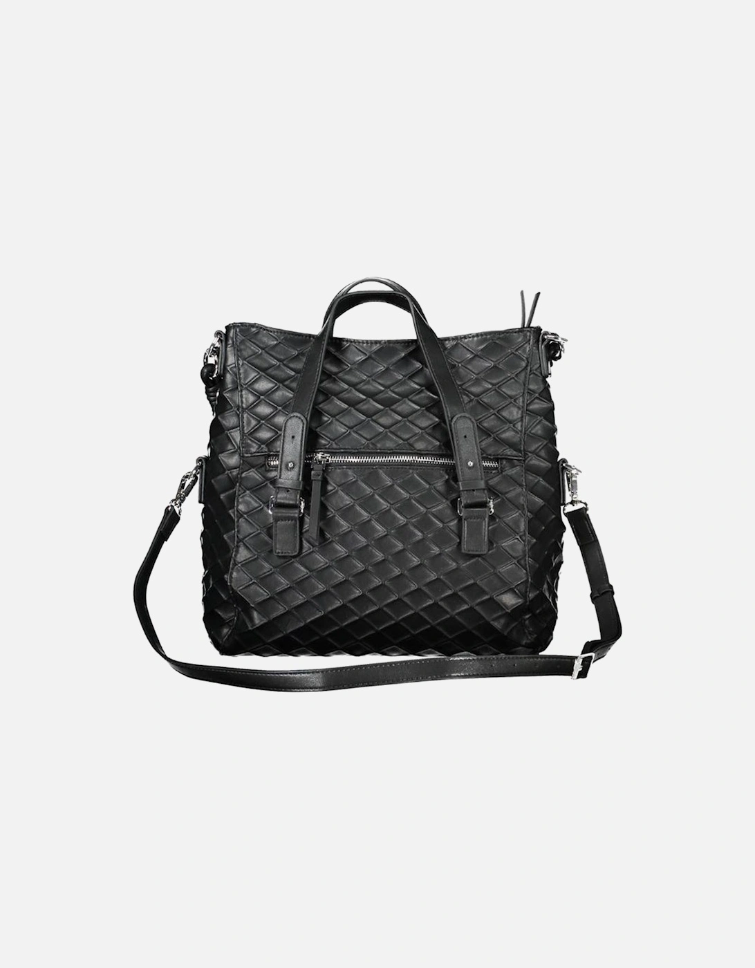 Removable Handle Bag with Adjustable Shoulder Strap Women - Black
