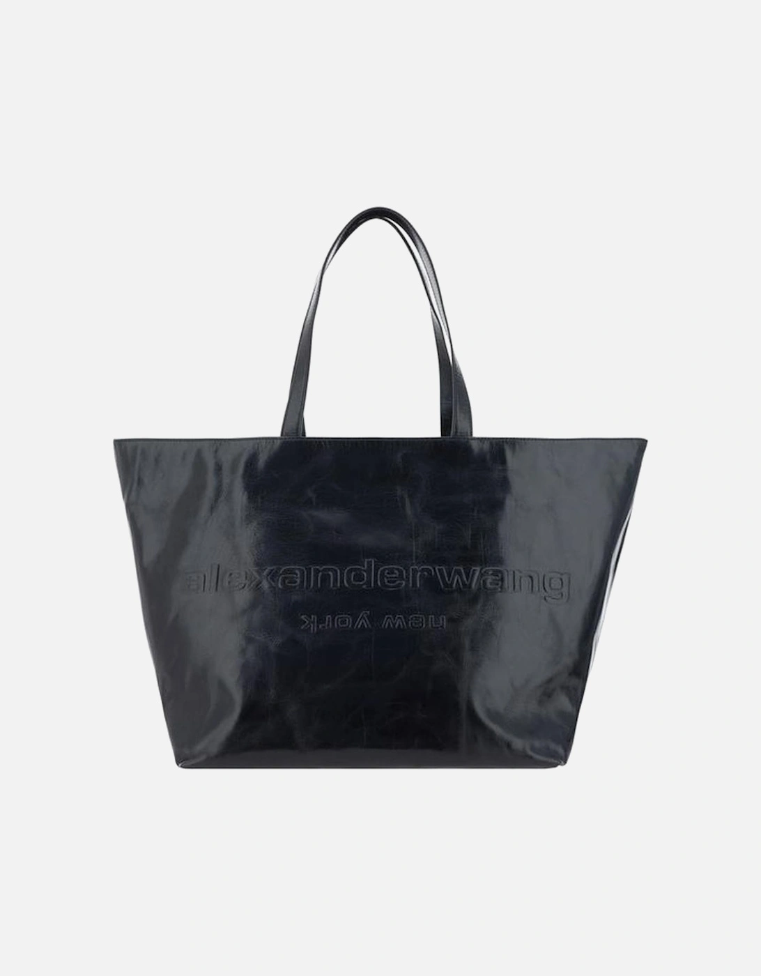 Calfskin Punch Tote Shoulder Bag Women - Black Handbags, 5 of 4