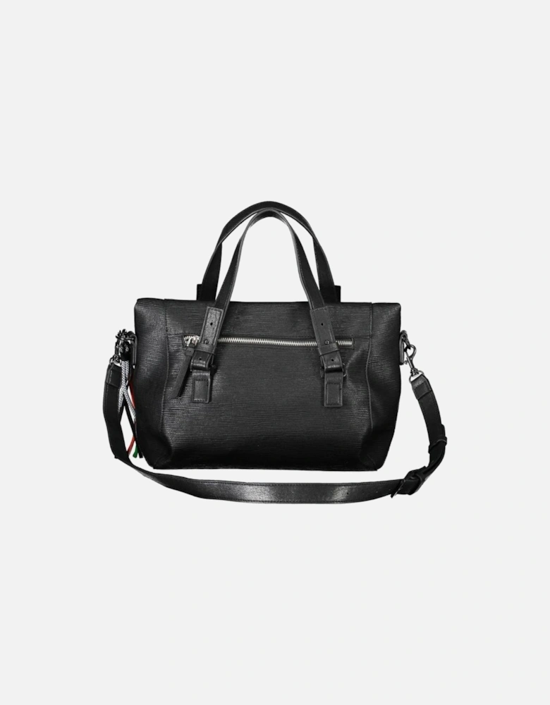 Bag with Adjustable Handles and Removable Strap Women - Black Handbags