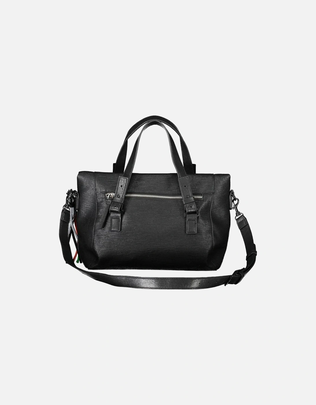 Bag with Adjustable Handles and Removable Strap Women - Black Handbags