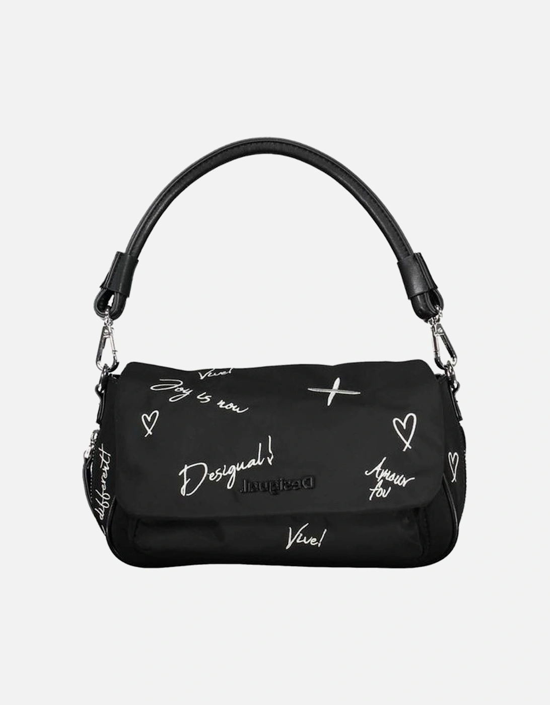Expandable Embroidered Bag with Multiple Pockets Women - Black, 4 of 3