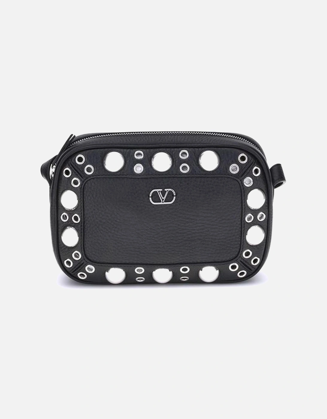 Nellcote Calfskin Shoulder Bag with Ball Studs Women - Black, 5 of 4