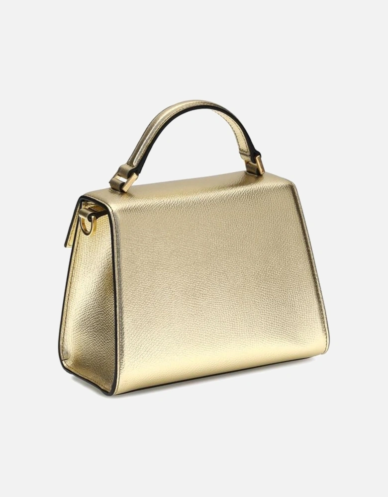 Mini Calfskin Handbag with Jeweled VLogo Closure Women - Gold