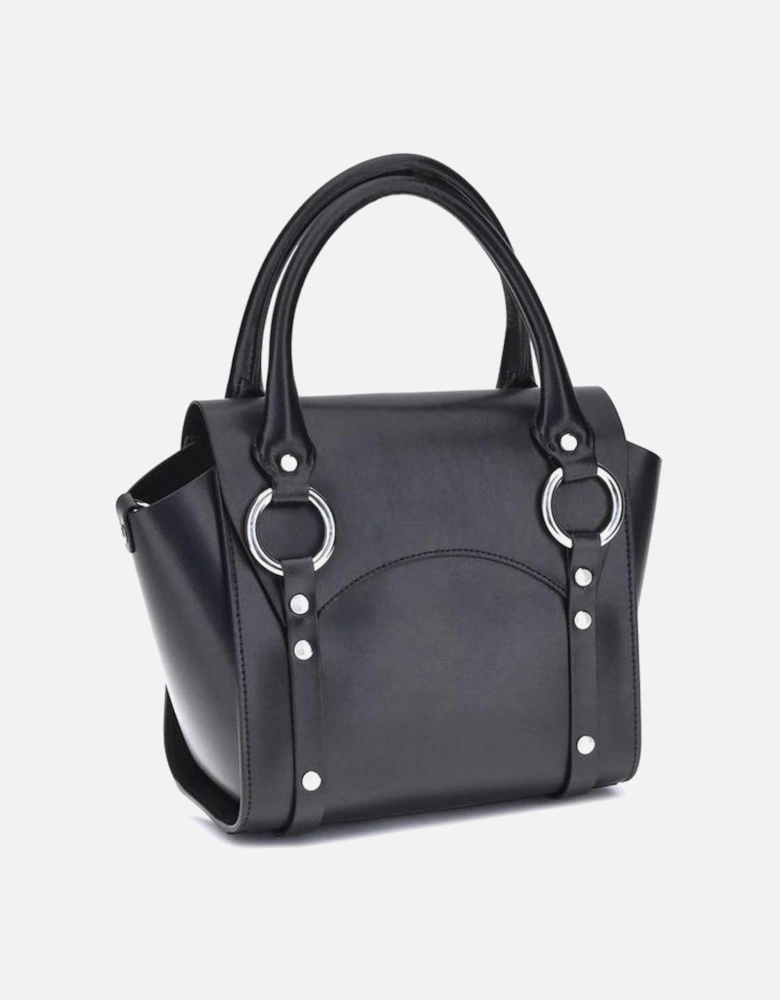 Betty Handbag with Iconic Plaque and Magnetic Closure Women - Black