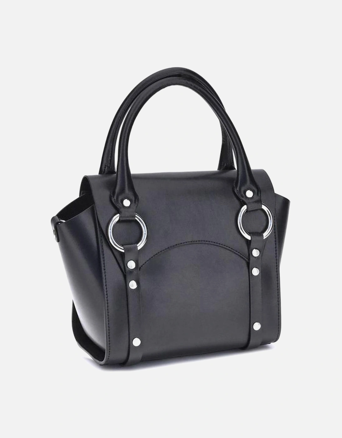 Betty Handbag with Iconic Plaque and Magnetic Closure Women - Black