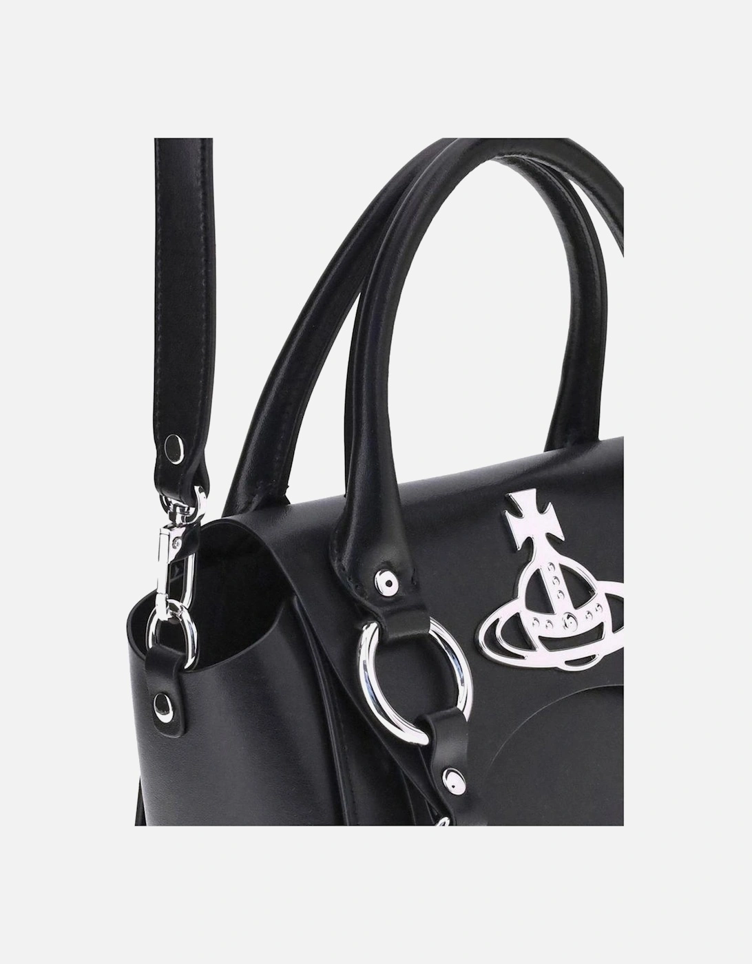 Betty Handbag with Iconic Plaque and Magnetic Closure Women - Black