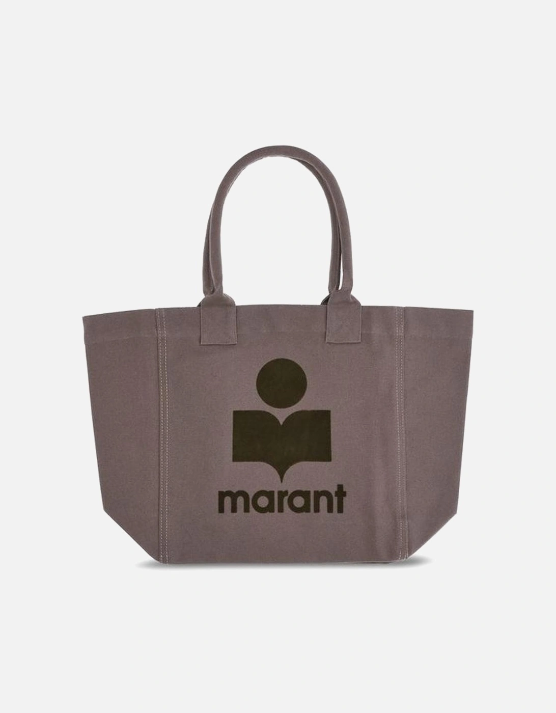 Monochrome Cotton Monogram Tote Bag Women - Bicolor Shoulder Bags, 4 of 3
