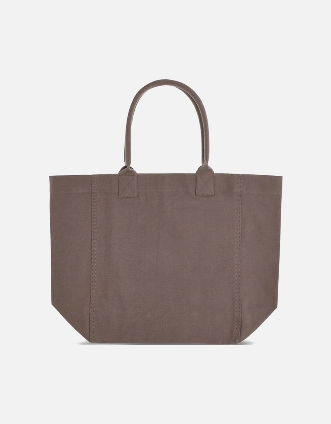 Monochrome Cotton Tote Bag with Monogram Detailing Women - Bicolor