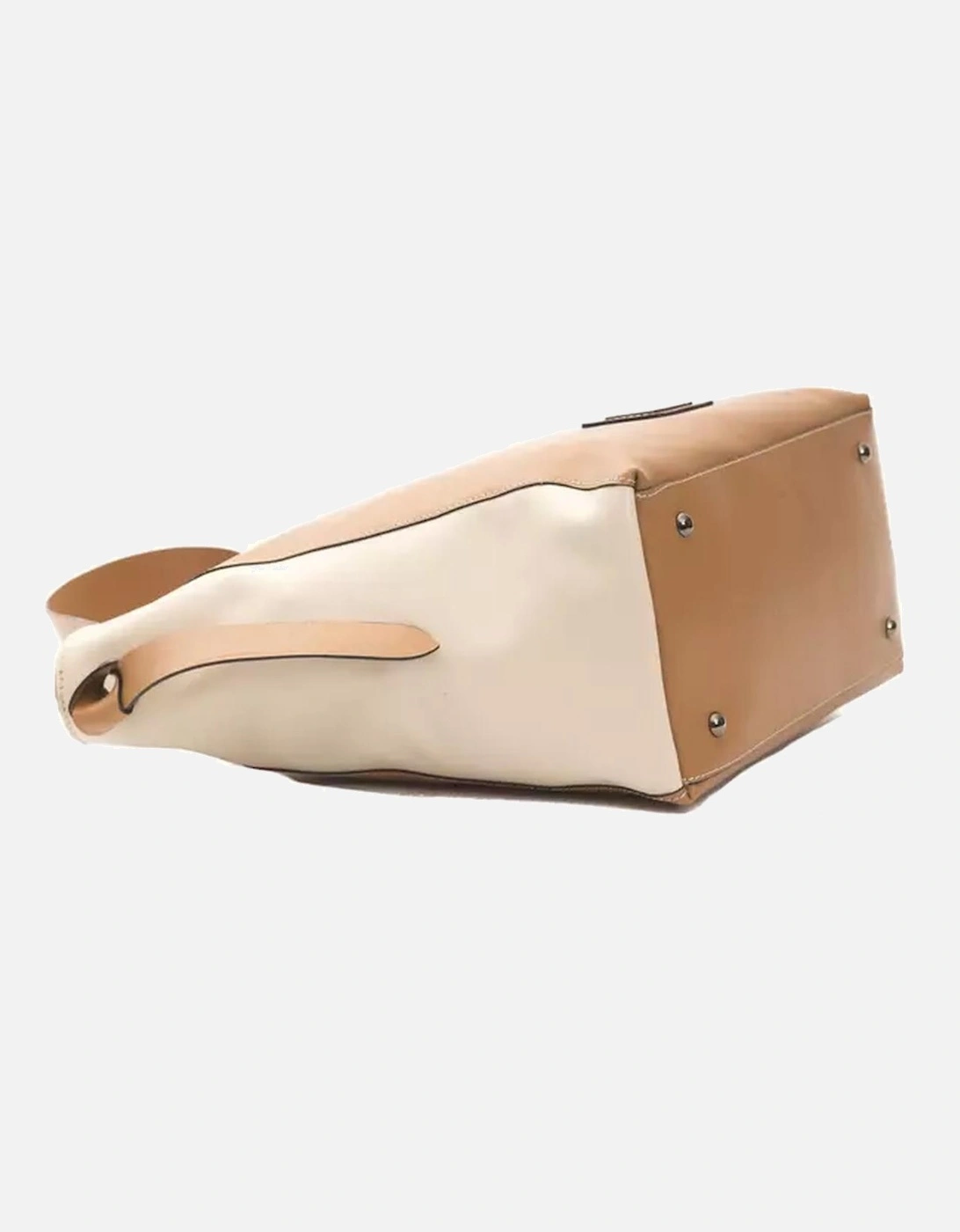 Leather Shoulder Bag with Adjustable Strap and Logo Detailing Women -