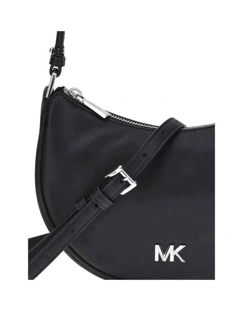 Crescent-Shaped Kyla Shoulder Bag with Adjustable Handle Women - Black