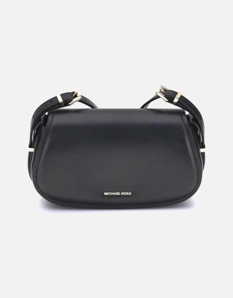 Lydia Calf Leather Shoulder Bag Women - Black