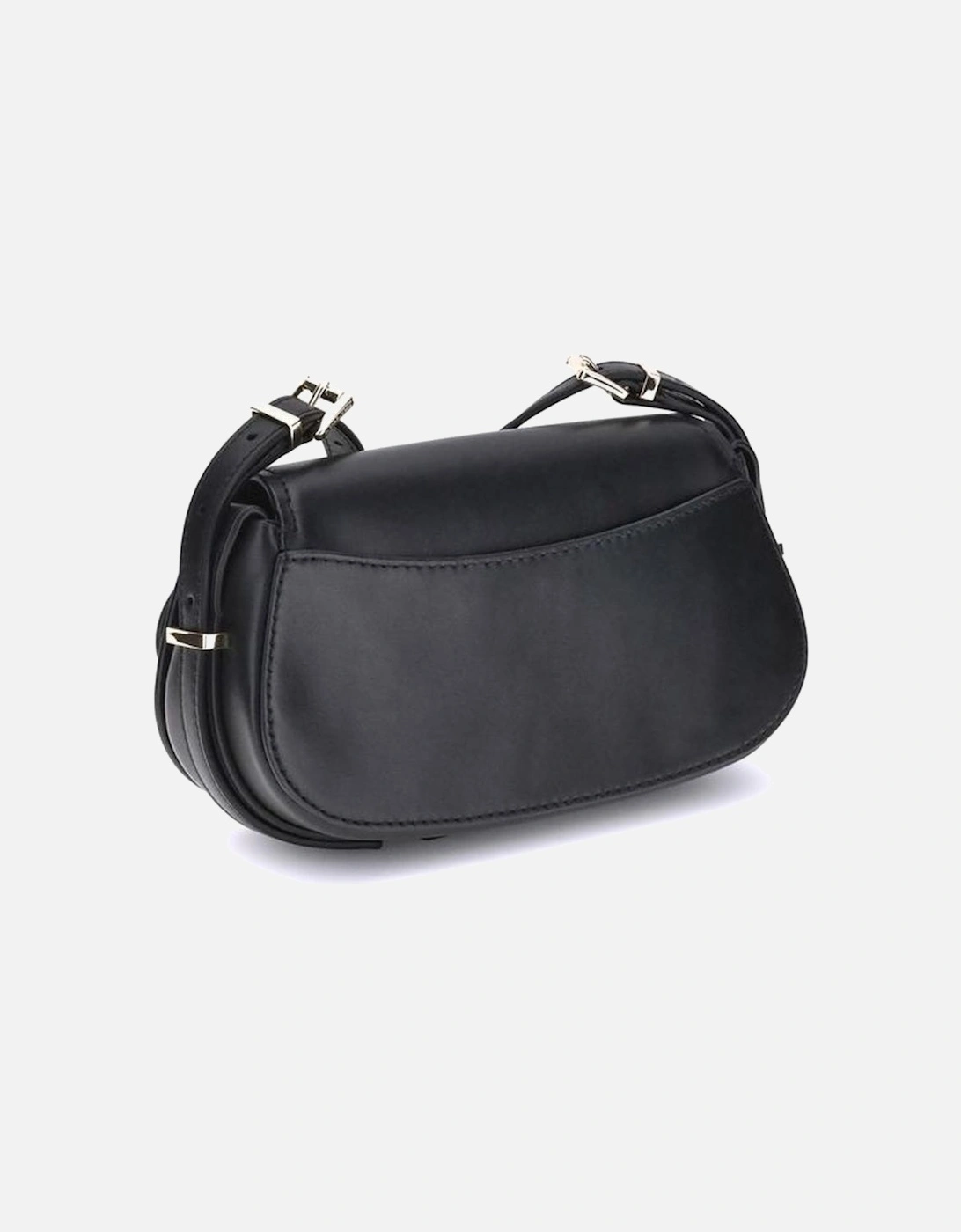 Lydia Calf Leather Shoulder Bag Women - Black