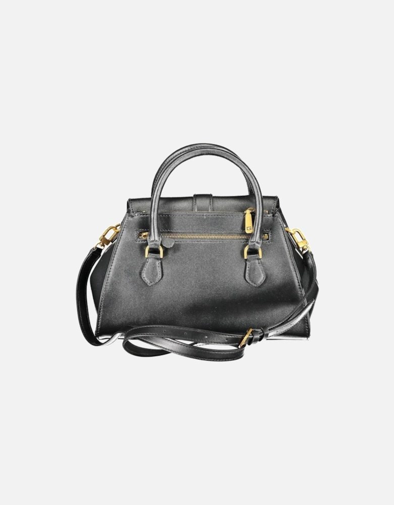 Expandable Bag with Adjustable Strap Women - Black Handbags