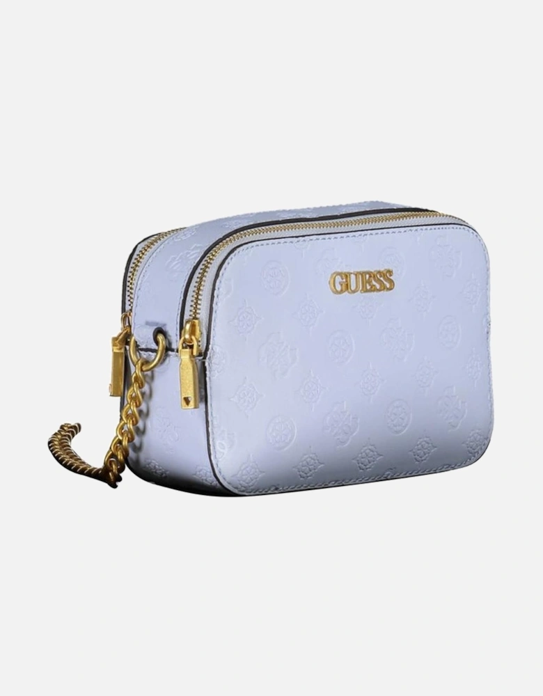 Chain Shoulder Bag with Multiple Compartments Women - Blue Handbags