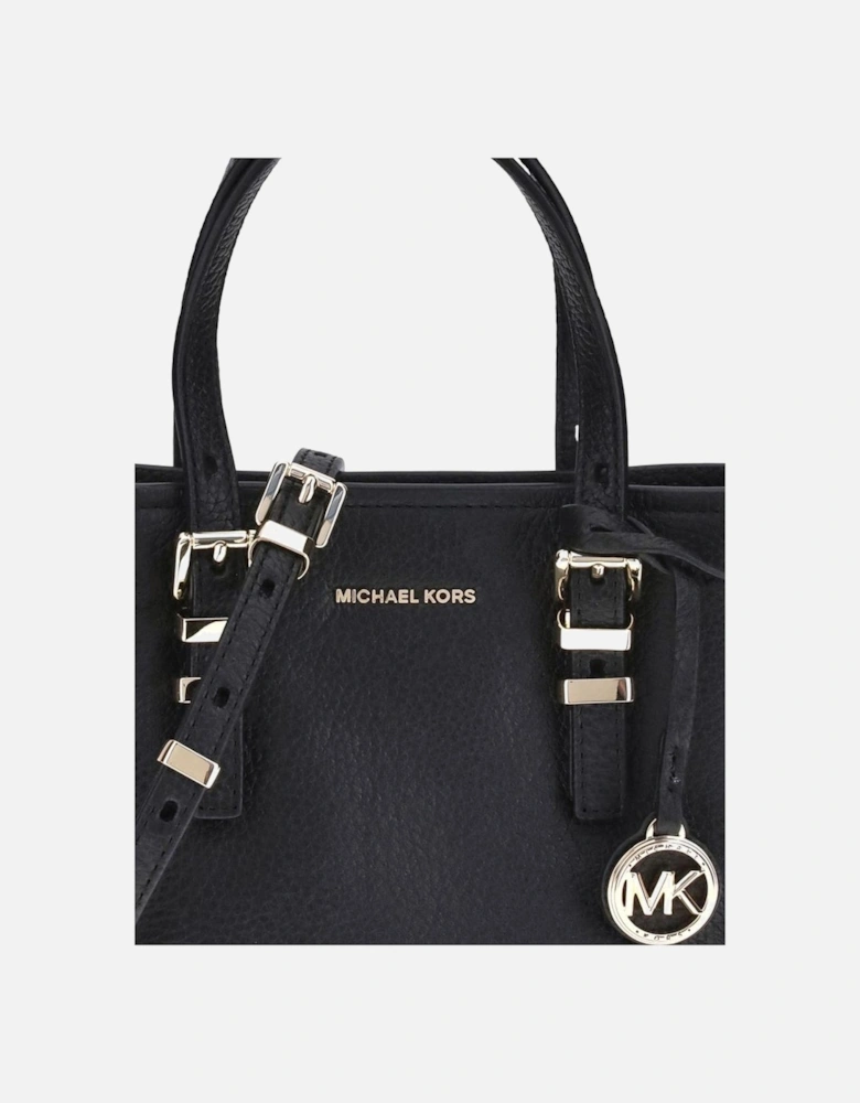 Grained Calfskin Leather Card Holder Women - Black Handbags