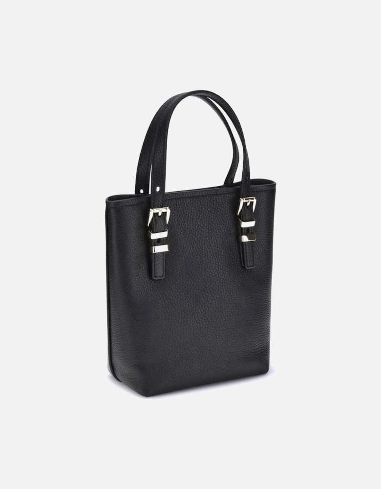 Grained Calfskin Leather Card Holder Women - Black Handbags