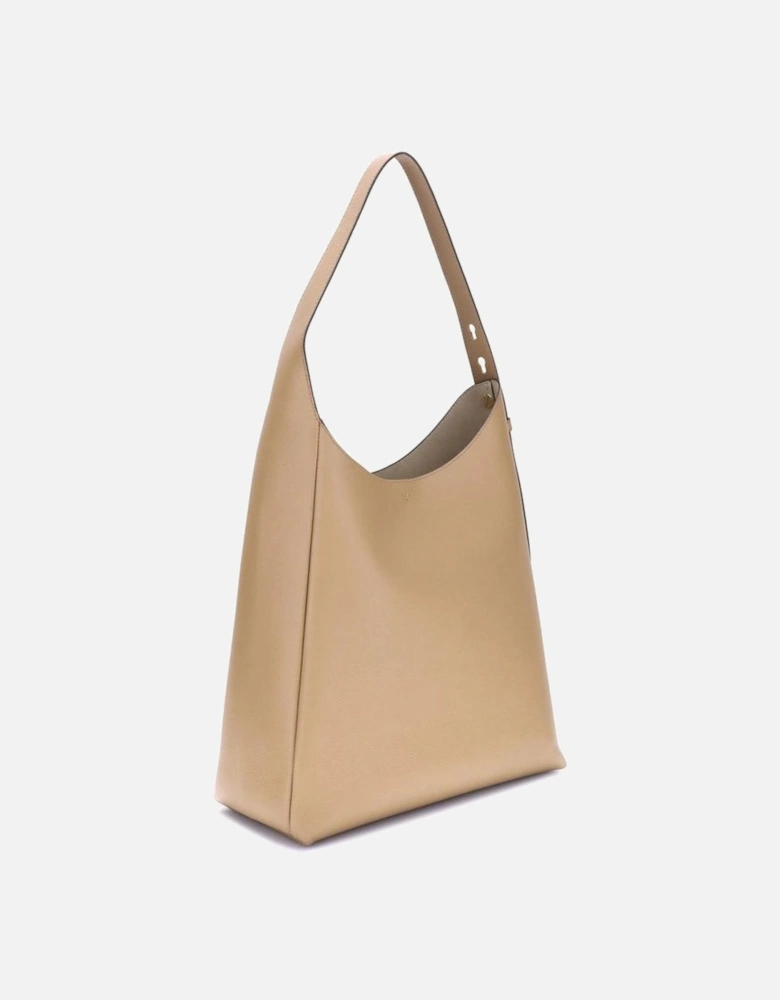 Romy Soft Leather Shoulder Bag Women - Beige