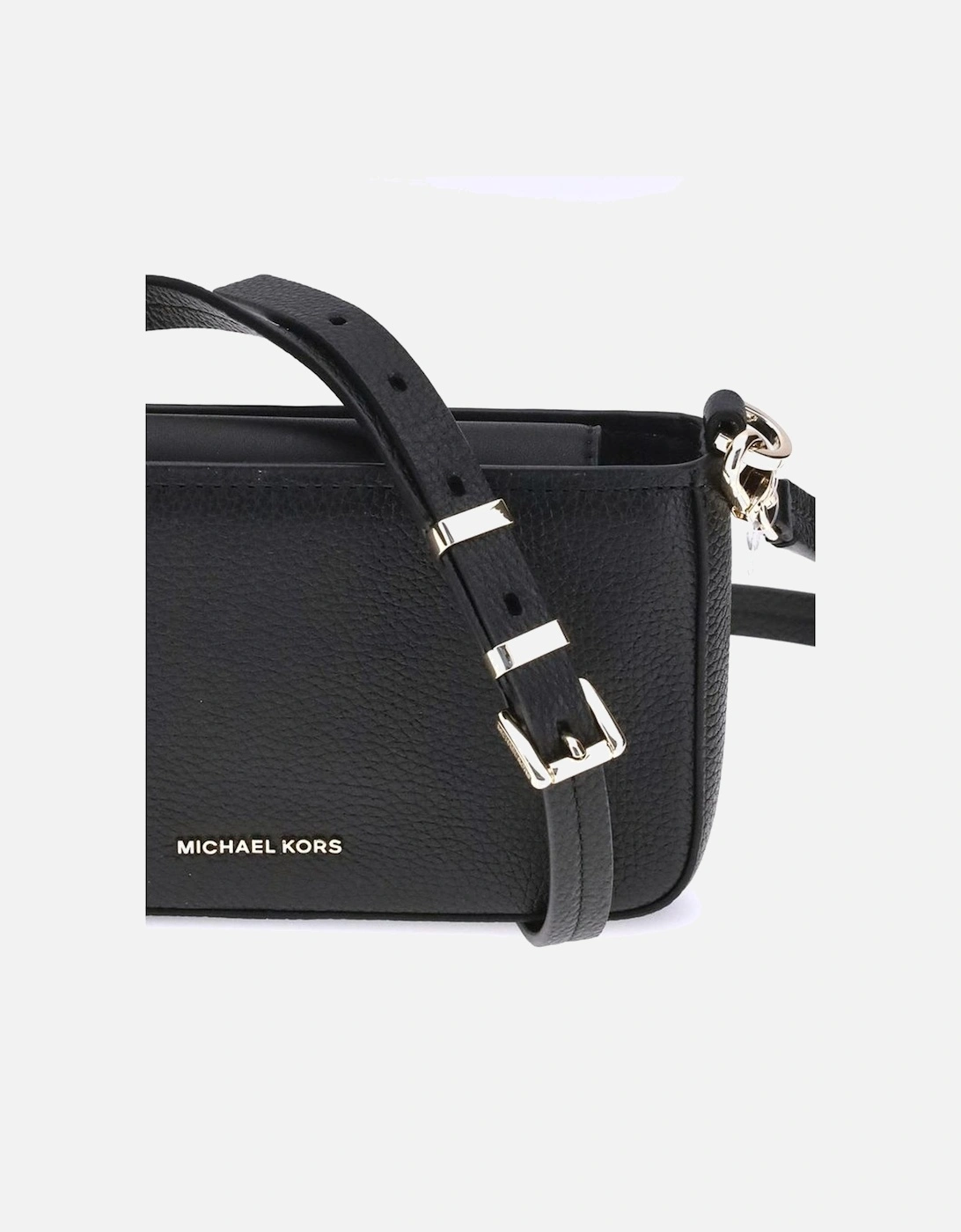 Magnet Closure Leather Shoulder Bag Women - Black