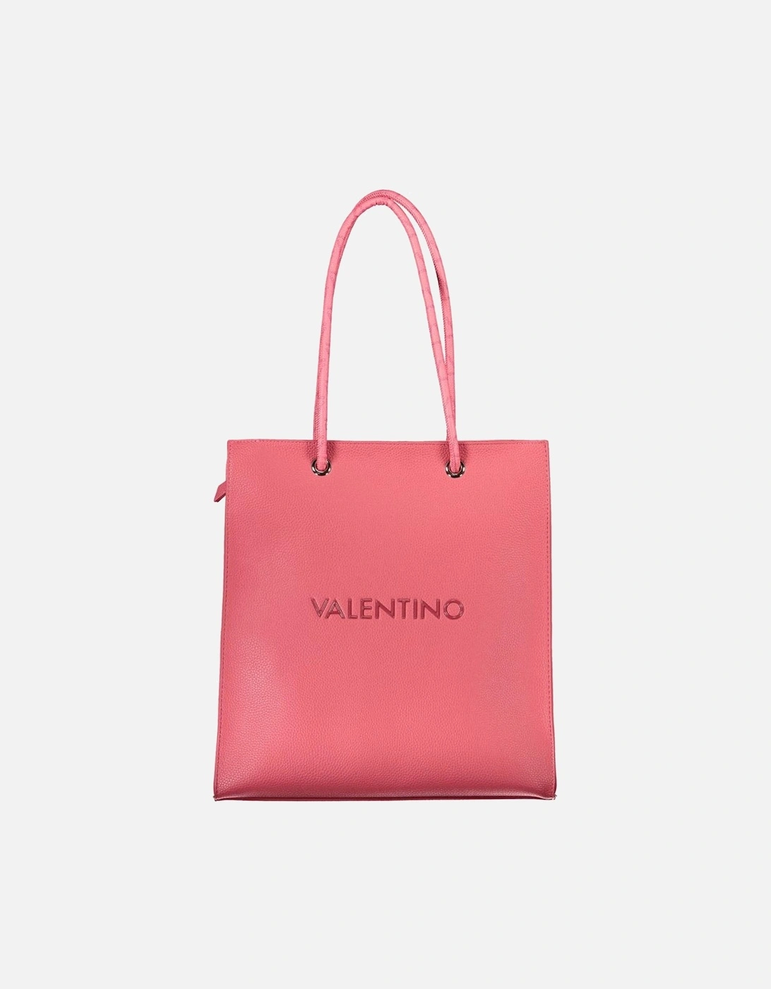 Shoulder Bag with Contrasting Details and Logo Women - Pink Handbags, 4 of 3