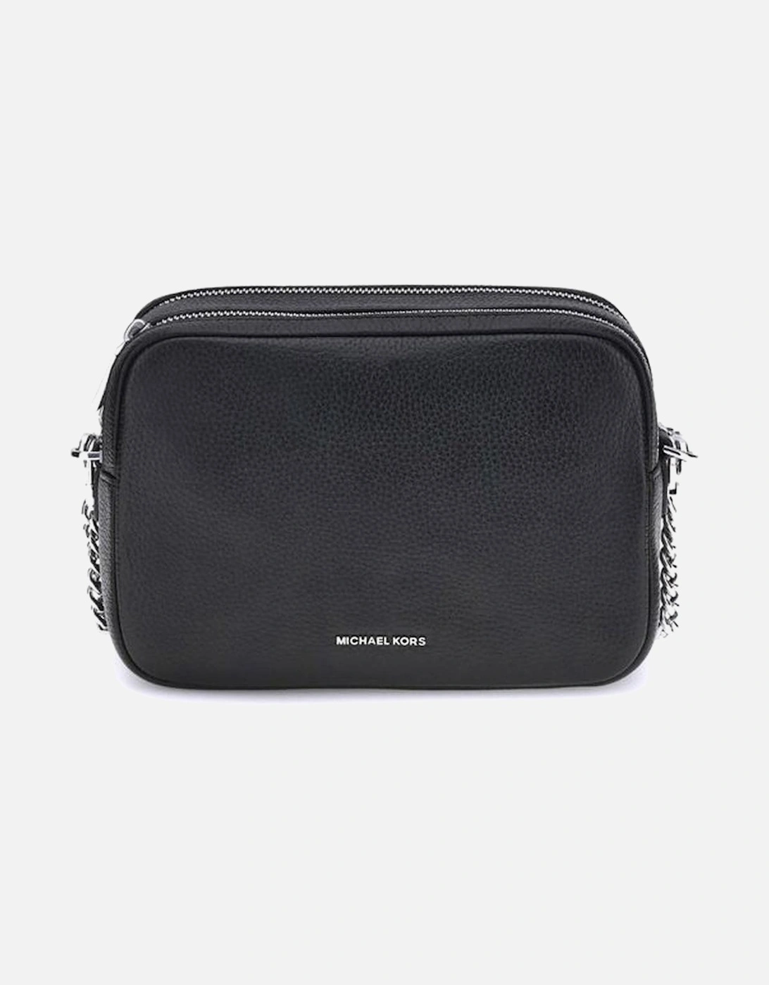 Grained Leather Compact Shoulder Bag Women - Black, 5 of 4