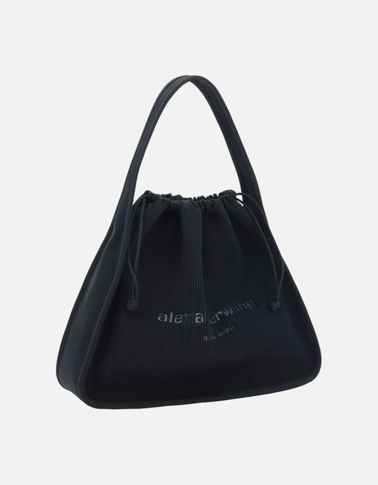 Ryan Large Handbag with Drawstring Closure Women - Black