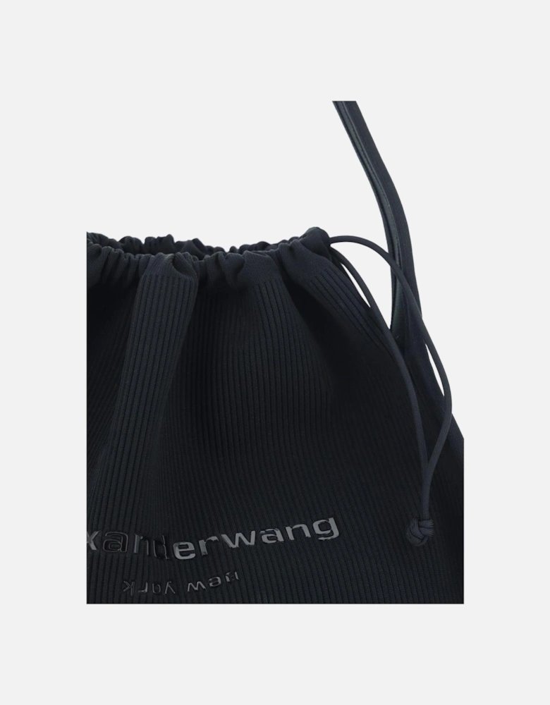 Ryan Large Handbag with Drawstring Closure Women - Black